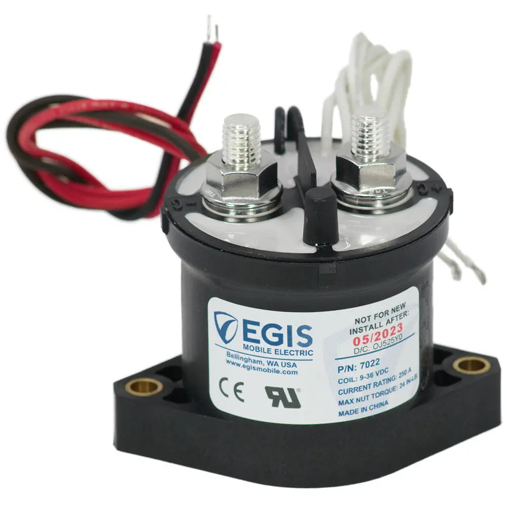 Egis Mobile Electric 7022 Contactor 500A 12/24V with Auxiliary Contacts
