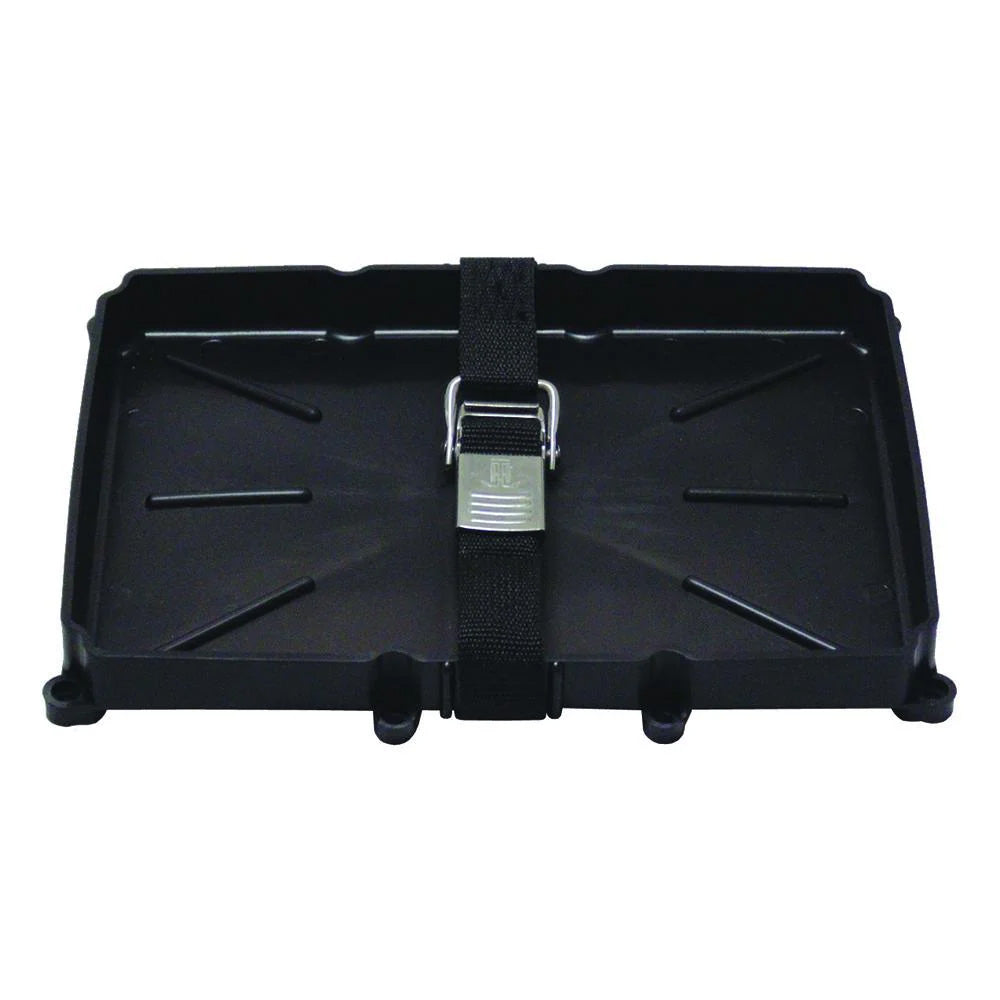 T-H Marine 24 Series Battery Holder Tray with Stainless Buckle – Secure Marine Battery Storage