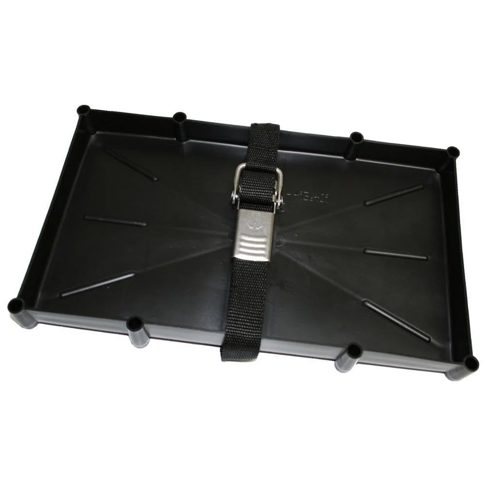 T-H Marine 27 Series Battery Holder Tray with Stainless Buckle