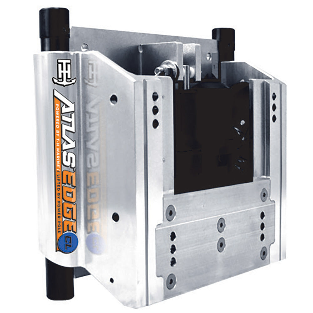 T-H Marine Supplies Atlas Edge 4-Inch Set Back Hydraulic Jack Plate - Classic Silver