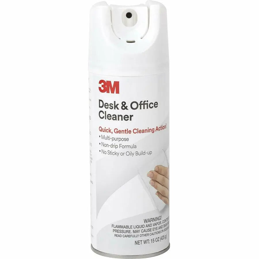 3M Desk/Office Cleaner Spray – Fast-Acting Nonabrasive Surface Cleaner for Desktops, Cabinets, and Painted Surfaces