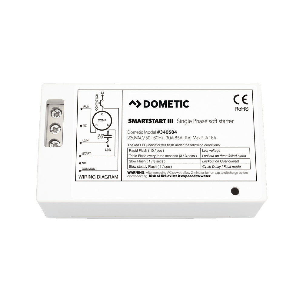 Dometic SmartStart III Single-Phase Soft Starter, Part 9610002998, for 115V GT6 Marine Air Conditioners