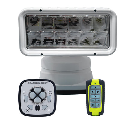 ACR RCL-200 White Wireless LED Searchlight w/URP-103 Wired Point Pad & URH-103 Wireless Handheld Remote