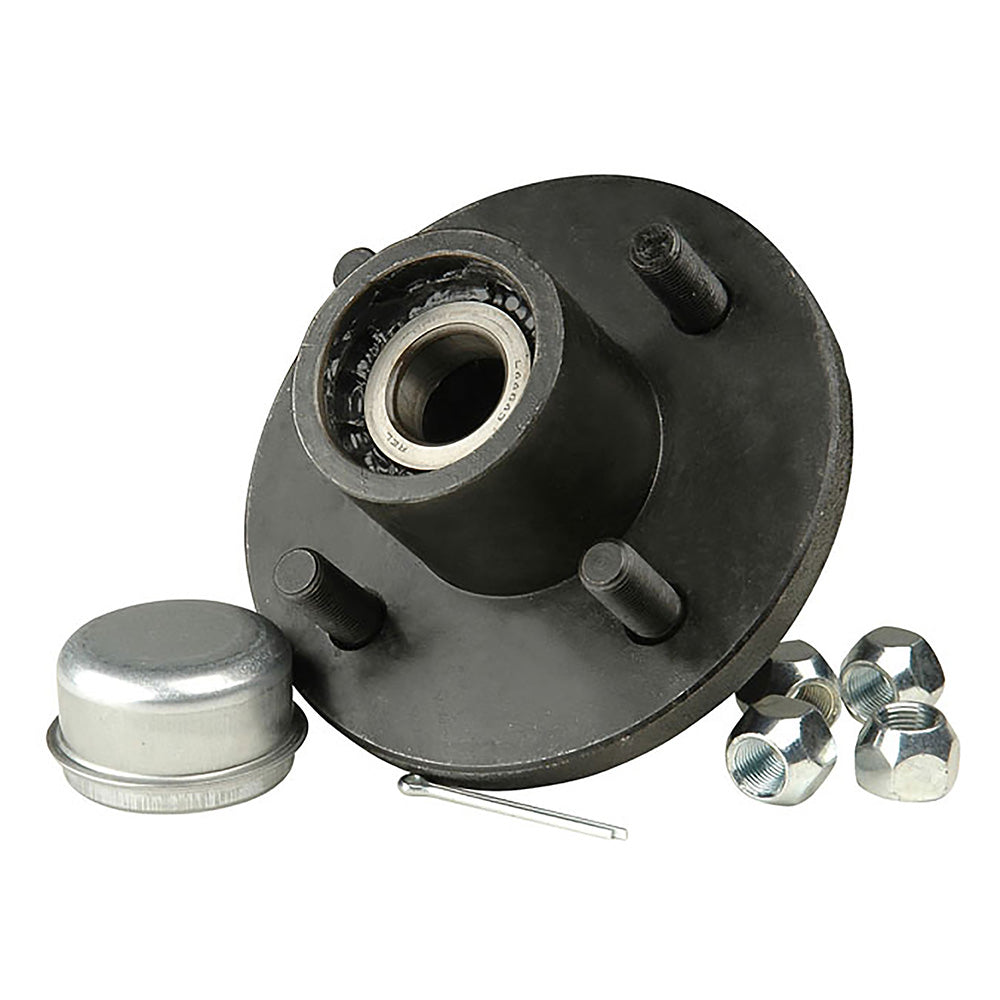 C.E. Smith 13116 Hub Kit with 4x4 Bolt Circle, 1-Inch Straight Spindle and 1.25-Inch Seal ID