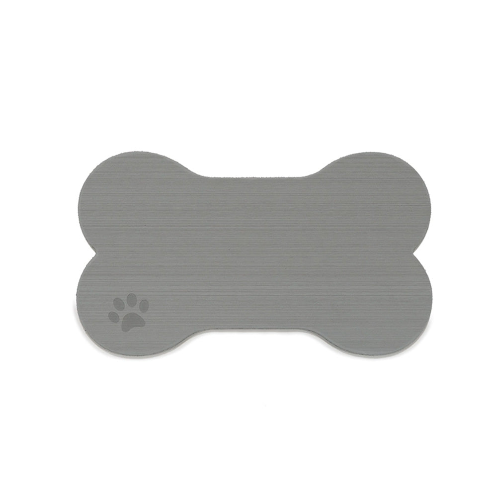 SeaDek Dog Bowl Mat, Storm Grey/Black, Medium, Part Number 62714-90837