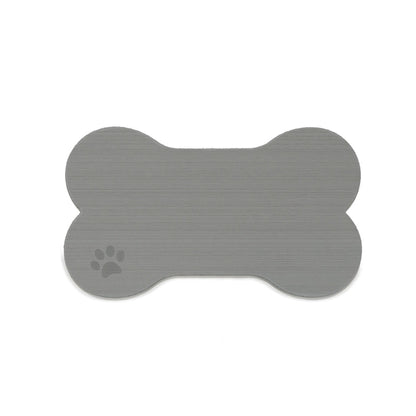 SeaDek Dog Bowl Mat, Storm Grey/Black, Medium, Part Number 62714-90837