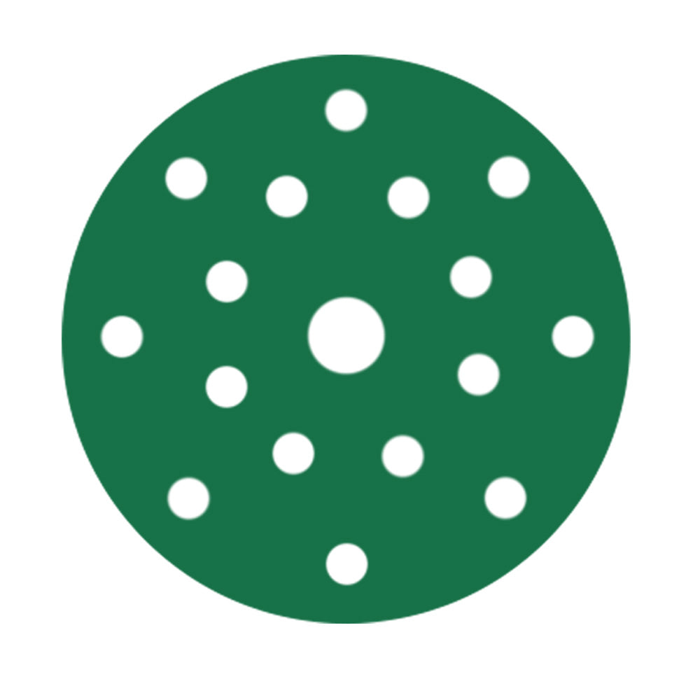 RUPES PROCUT 9.45FC220 Film Abrasive Discs, 5-Inch, 17-Hole, P220 Grit, Box of 50