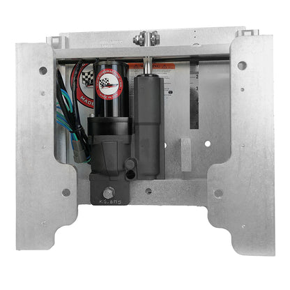 Bob's Machine 8-Inch Setback Action Series Hydraulic Jack Plate, Silver, Part Number 100-108001-NOPC-NOSPN-NG