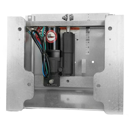 Bob's Machine 10-Inch Setback Action Series Hydraulic Jack Plate, Silver – Part 100-111000-NOPC-NOSPN-NG