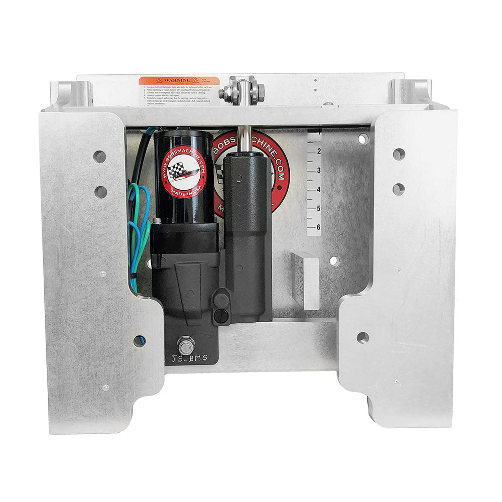 Bob's Machine 6-Inch Extreme Gen 3 Action Series Jack Plate, Silver, Part 100-606005-NOPC-NOSPN-NG