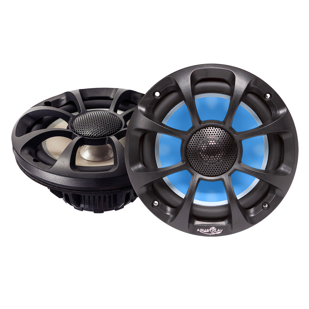 Aquatic AV PX652 PRO Sport 6.5-Inch RGB Marine Speakers, Black