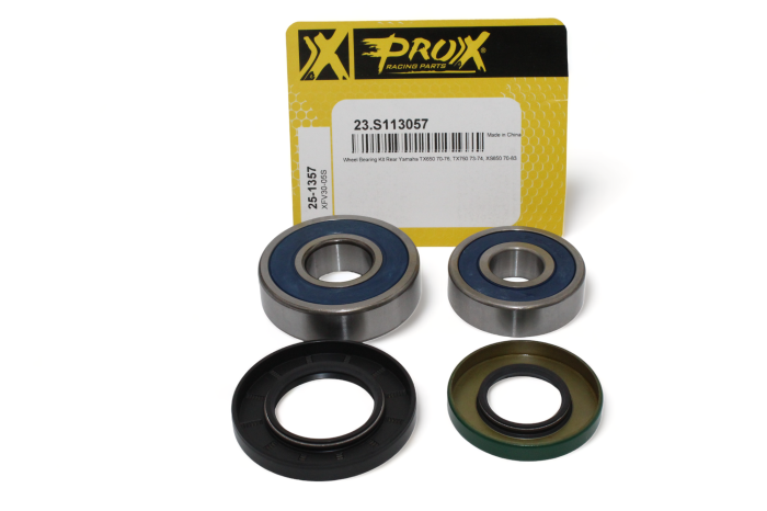 PROX Rear Wheel Bearing Set for Yamaha XS650 (1970-1983) - Part Number 23.S113057