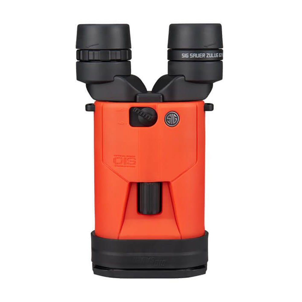 SIG SAUER ZULU6 HDX Marine Binocular with Polarized Flip Lens, 16x42mm, Orange