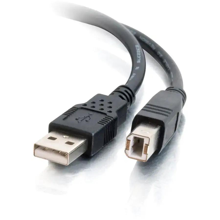 Legrand Group C2G 3 Meter USB A to USB B Cable - Black for Data Transfer and Charging by Legrand Group