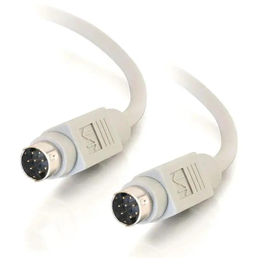 C2G 10ft RS232 Serial Cable with Mini DIN Connectors - Reliable Data Transfer and Shielded Design by Legrand Group