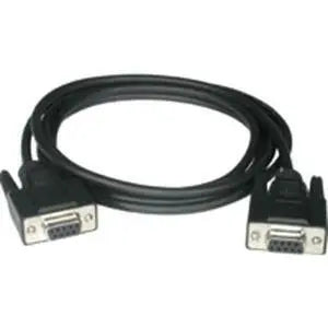 LEGRAND C2G 10ft Null Modem Cable - Black for Reliable Serial Data Transfer