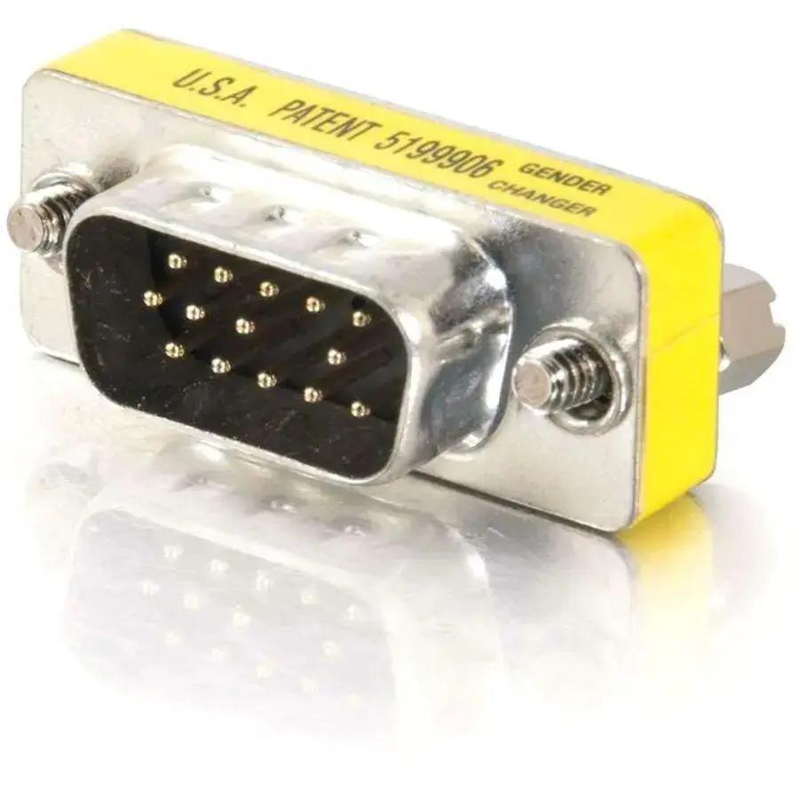C2G HD15 VGA Male to Male Gender Changer - Compact, Shielded Digital & Analog Video Adapter by Legrand Group