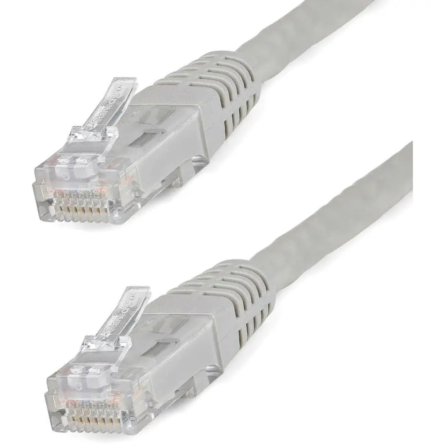 StarTech.com 20ft Gray Cat6 UTP Ethernet Patch Cable - ETL Verified, High-Speed Gigabit Network Connection