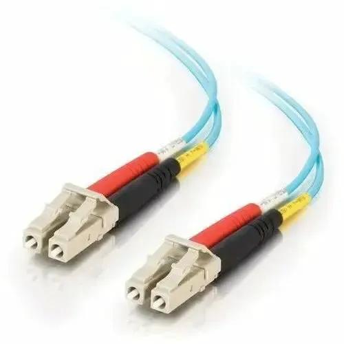 C2G 1m LC-LC 10Gb 50/125 OM3 Duplex Multimode Fiber Optic Cable - Aqua by Legrand Group