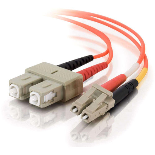Legrand Group C2G 15m LC-SC Duplex Multimode PVC Fiber Optic Cable - Orange