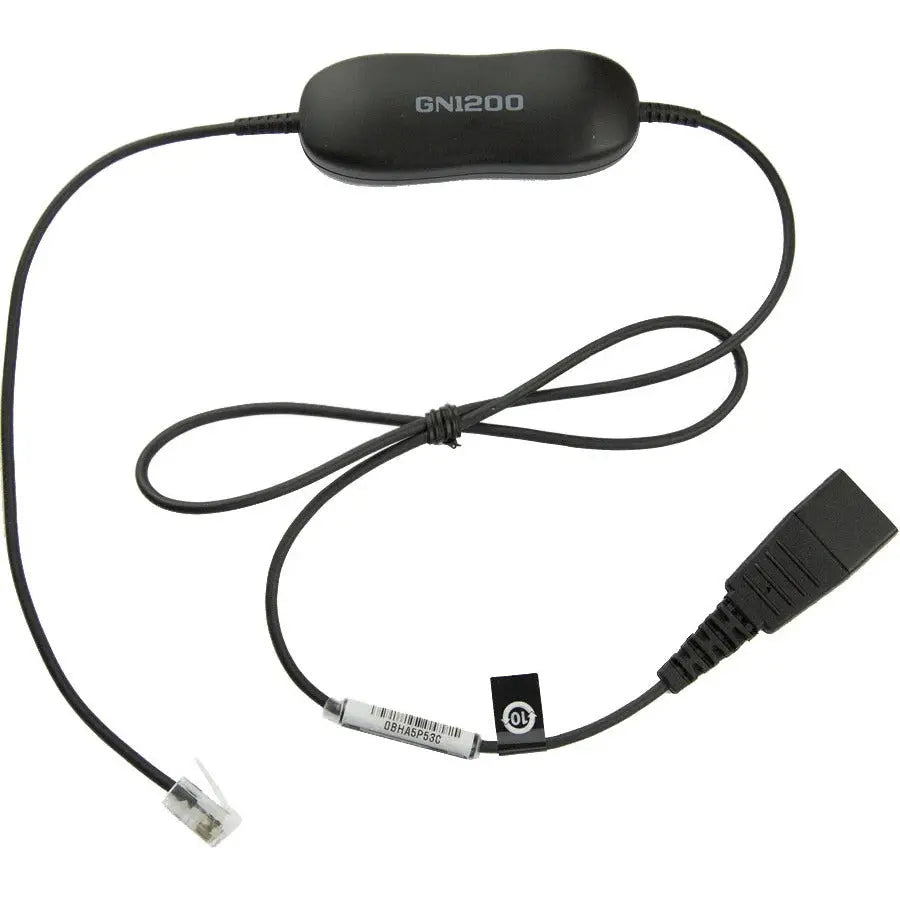 Jabra GN 1200 SmartCord 20-inch Straight Phone Cable Adapter