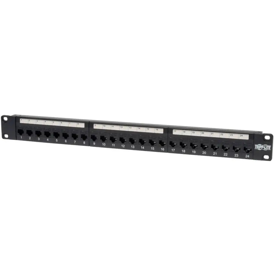 Eaton Tripp Lite Series 24 Port Cat5e Feed-Through Patch Panel (Model N054-024)