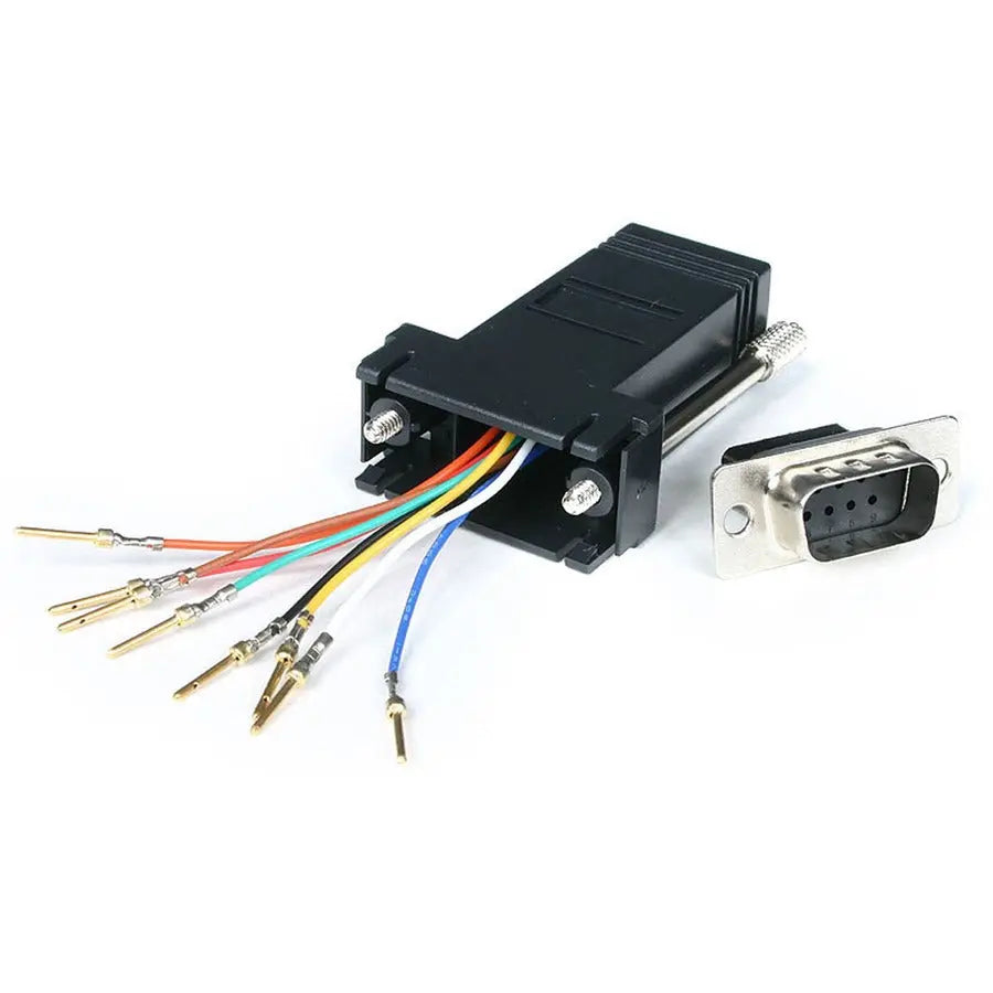 StarTech.com GC98MF DB9 to RJ45 Modular Serial Adapter for RS232, RS422, RS485 Connections