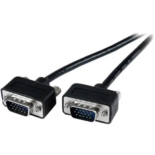 StarTech.com 15ft Thin Coax SVGA VGA Monitor Cable with Low Profile Connectors - High Resolution Video Extension