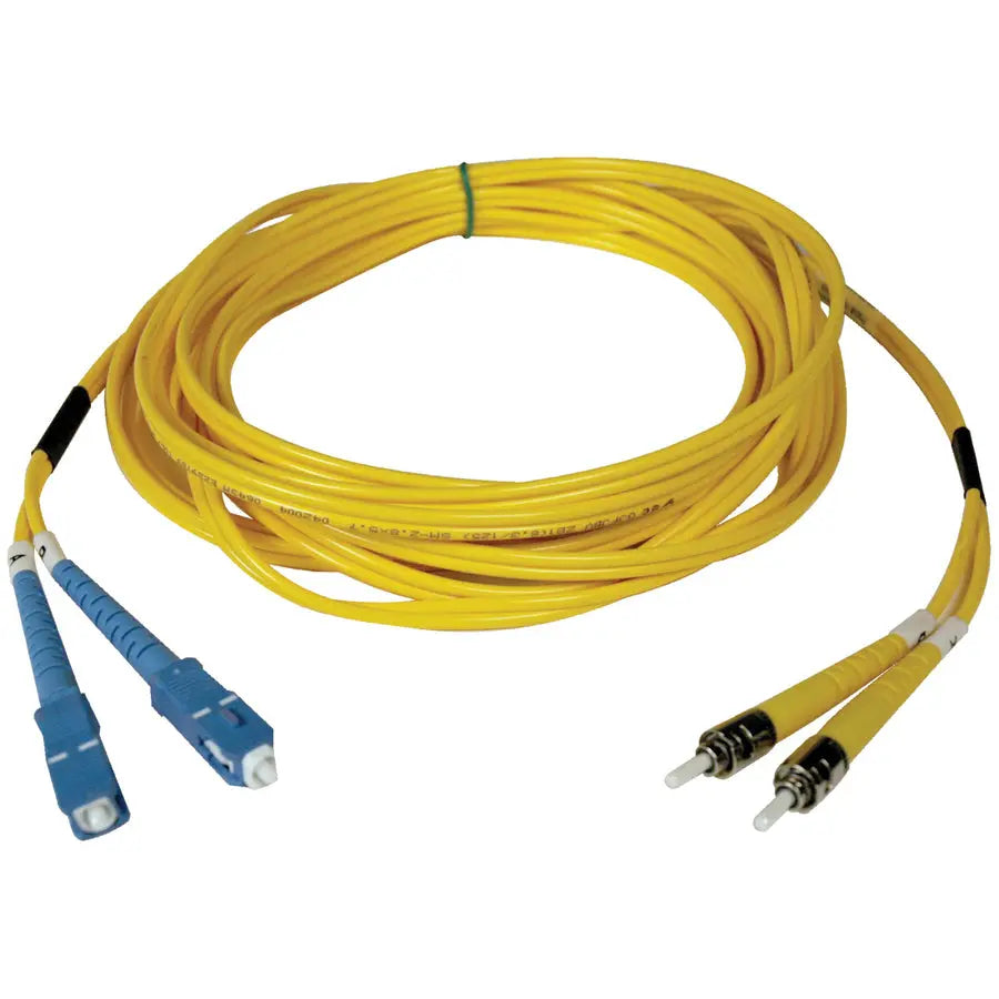 Eaton Tripp Lite Series N354-02M 2-Meter Singlemode Duplex Fiber Optic Patch Cable with SC/ST Connectors