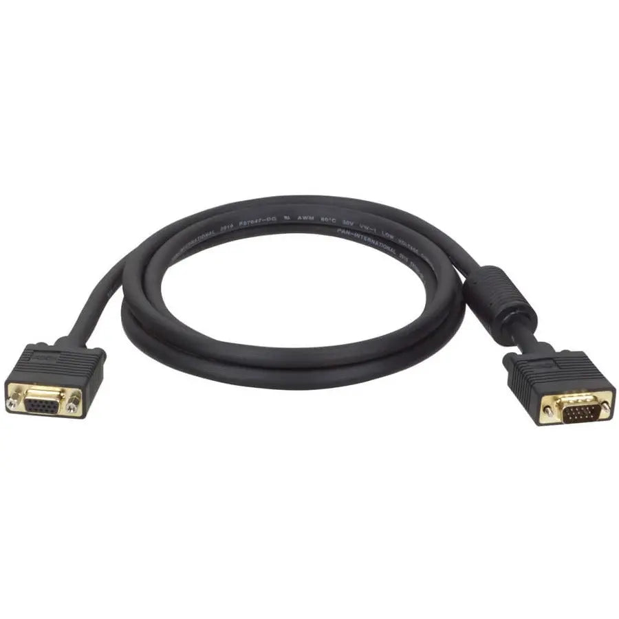 Eaton Tripp Lite Series P500-010 10 ft SVGA/VGA Monitor Extension Cable with Gold Plated Connectors