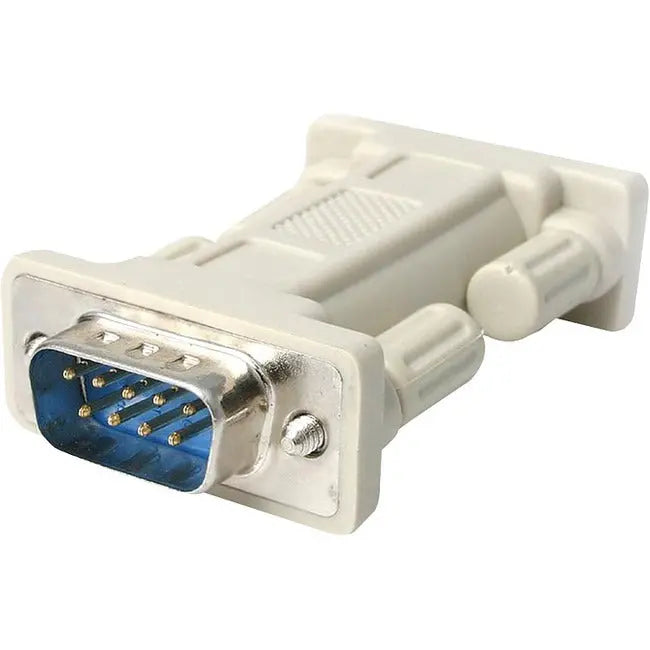 StarTech.com NM9MM Serial Null Modem Adapter with DB9 Male Connectors