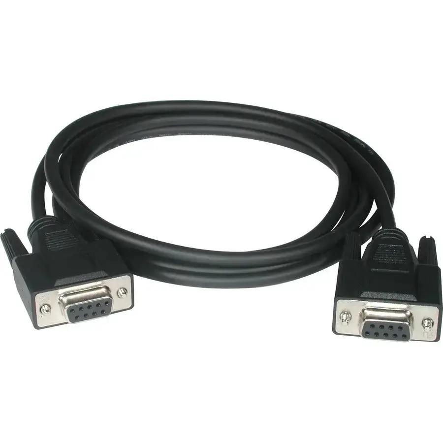 C2G 15ft DB-9 Null Modem Cable by Legrand Group - Black by Legrand Group