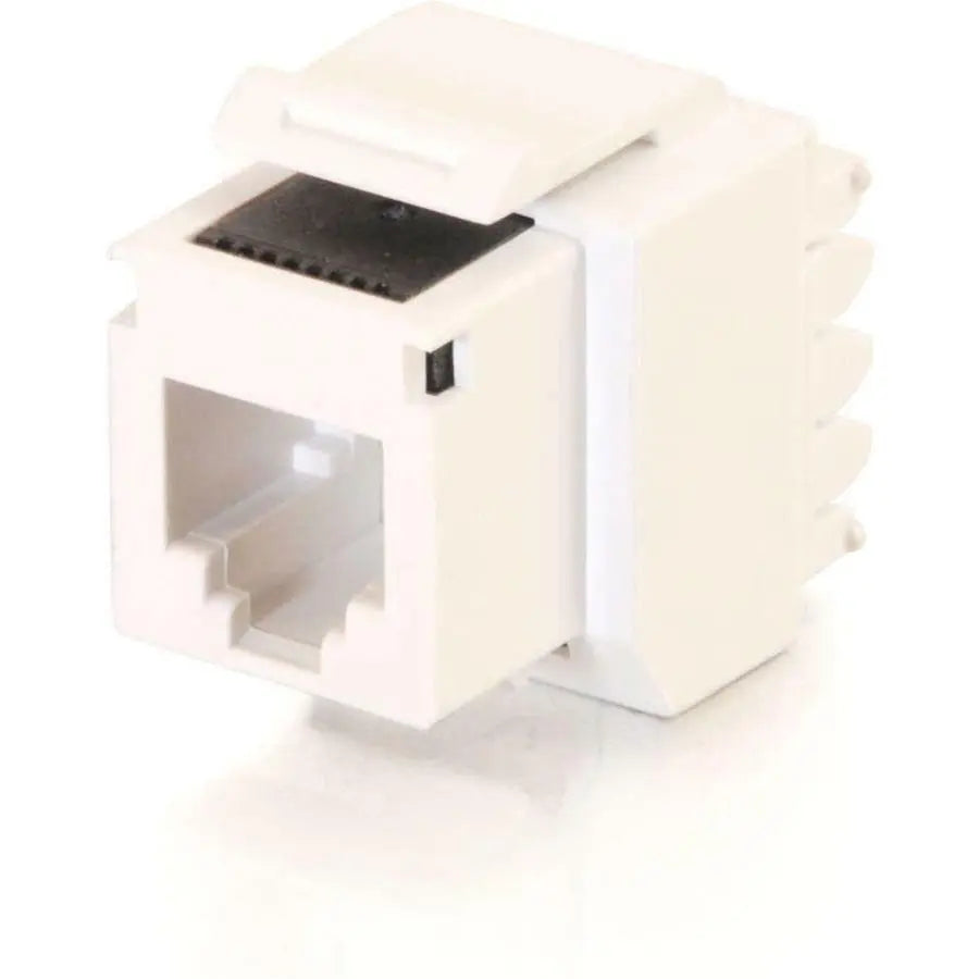 C2G LEGRAND AV Cat. 3 RJ-12 Keystone Jack - White, Part #03801