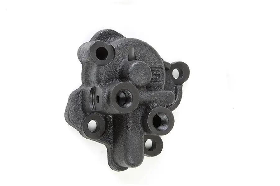 Motorshop Parkerized Oil Pump Cover for Harley Davidson Knucklehead and Flathead Models by Motorshop