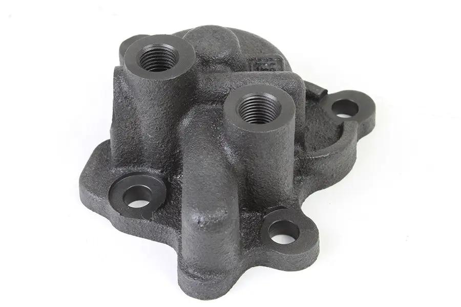 Motorshop Parkerized Oil Pump Cover for Harley Davidson Knucklehead and Flathead Models by Motorshop