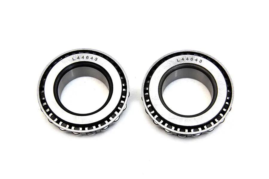 Motorshop Fork Neck Cup Bearing Set for Harley Davidson - 1 Inch Inner Diameter Bearings (Pair) by Motorshop