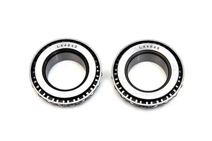 Motorshop Fork Neck Cup Bearing Set for Harley Davidson - 1 Inch Inner Diameter Bearings (Pair) by Motorshop