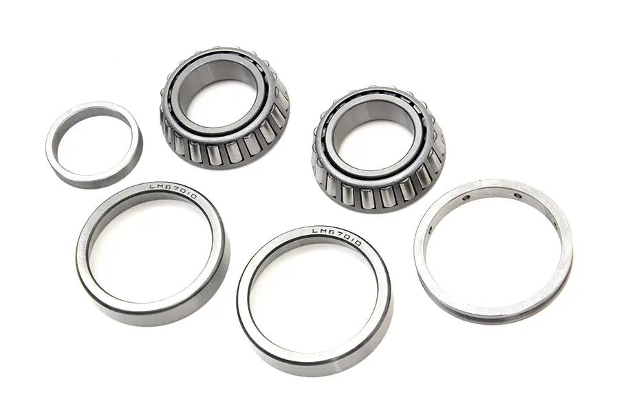 Motorshop Left Crankcase Main Bearing Set for Harley Davidson FL 1955-1964 by Motorshop
