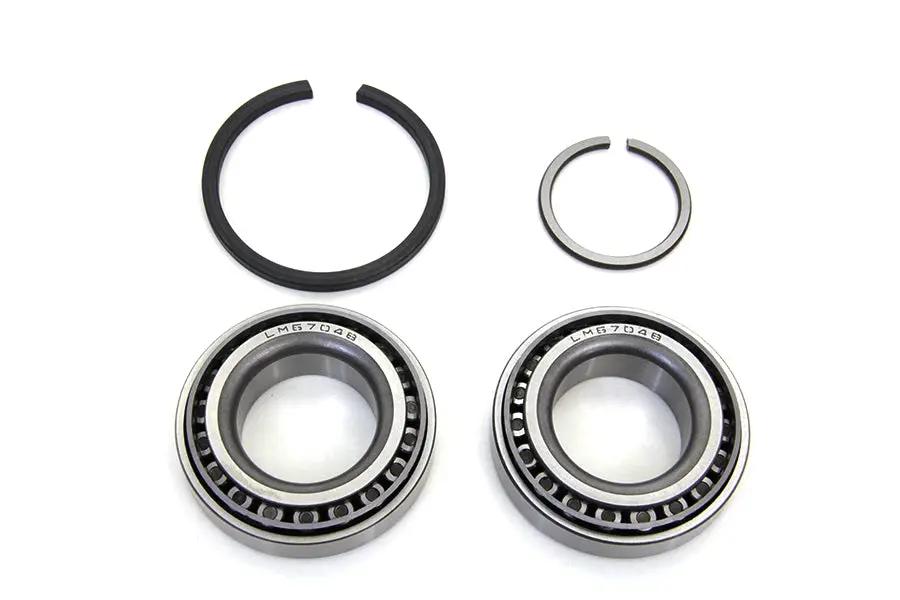 Motorshop Left Crankcase Main Bearing Set for Harley Davidson FL - OEM Cross 9028 by Motorshop