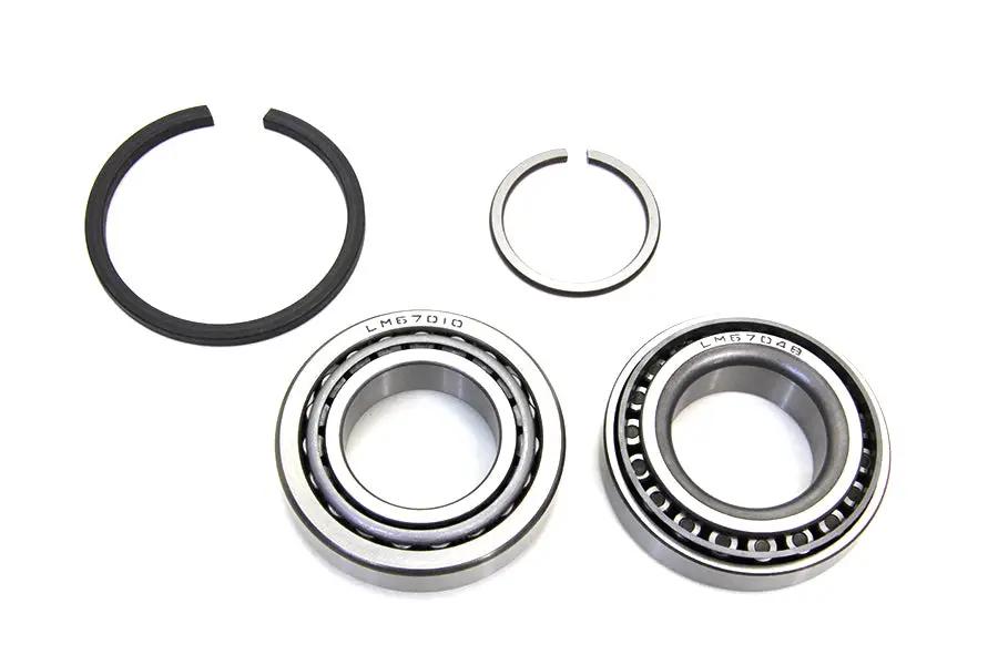Motorshop Left Crankcase Main Bearing Set for Harley Davidson FL - OEM Cross 9028 by Motorshop