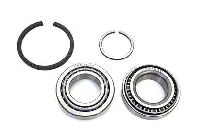 Motorshop Left Crankcase Main Bearing Set for Harley Davidson FL - OEM Cross 9028 by Motorshop