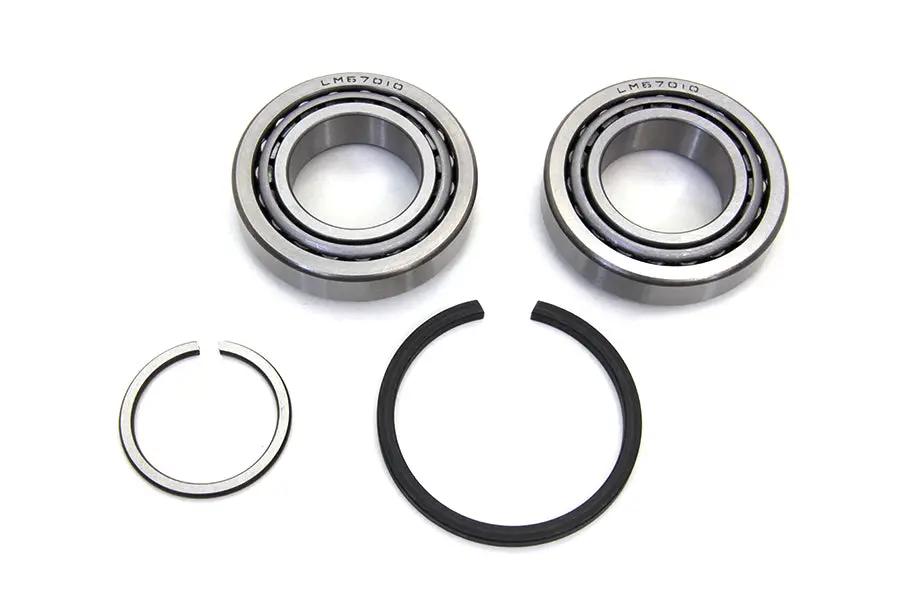 Motorshop Left Crankcase Main Bearing Set for Harley Davidson FL - OEM Cross 9028 by Motorshop