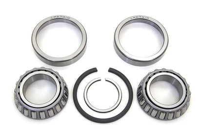 Motorshop Left Crankcase Main Bearing Set for Harley Davidson FL - OEM Cross 9028 by Motorshop