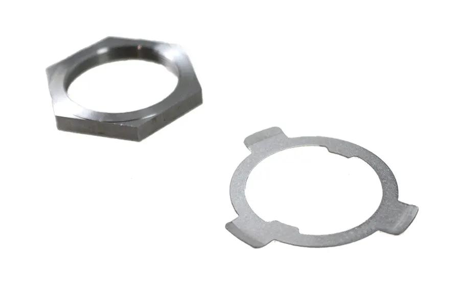 Motorshop Main Drive Gear Sprocket Nut and Lock Tab Kit for Harley Davidson FL Models by Motorshop