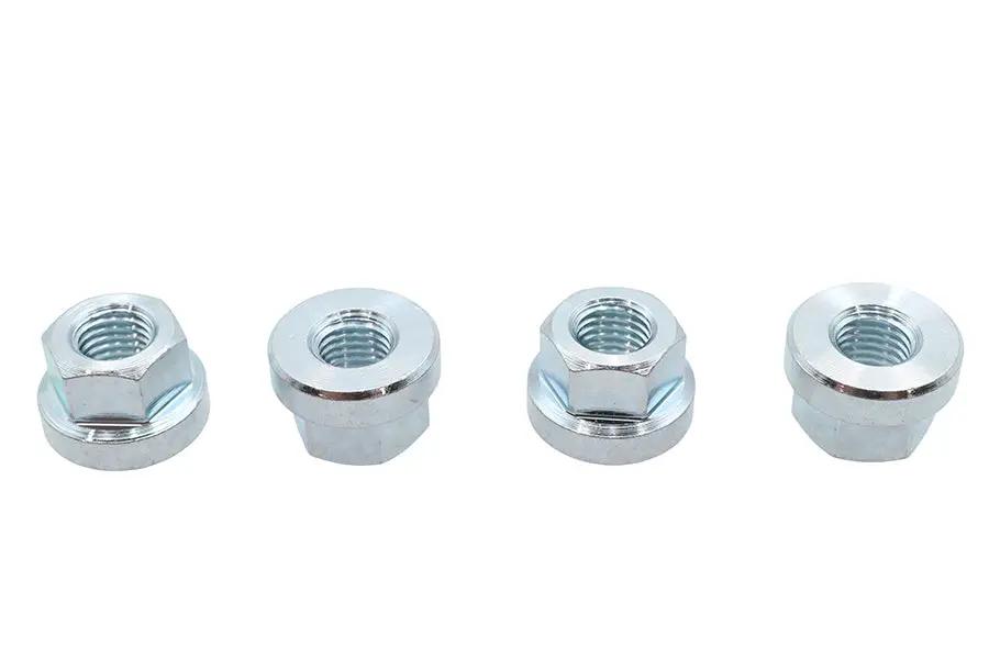 V-Twin Exhaust Stud Flange Nut Zinc - Pack of 4 for Harley Davidson Models by V-Twin