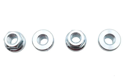 V-Twin Exhaust Stud Flange Nut Zinc - Pack of 4 for Harley Davidson Models by V-Twin