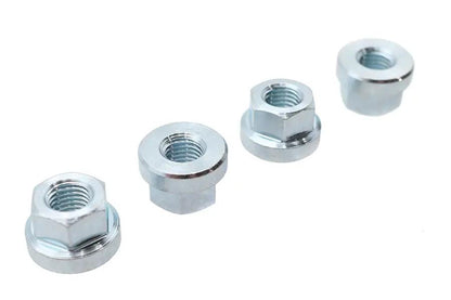 V-Twin Exhaust Stud Flange Nut Zinc - Pack of 4 for Harley Davidson Models by V-Twin