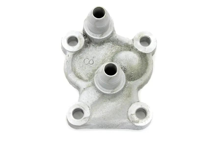Motorshop Cadmium Plated Replica Oil Pump Cover for Harley Davidson EL Models by Motorshop