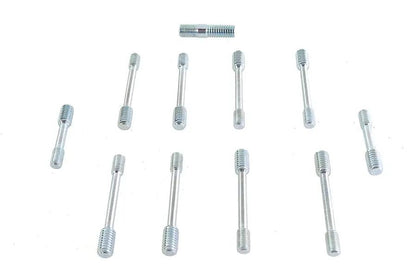 Motorshop Rocker Box Cover Zinc Finish Stud Set for Harley Davidson FL (1966-1975) by Motorshop