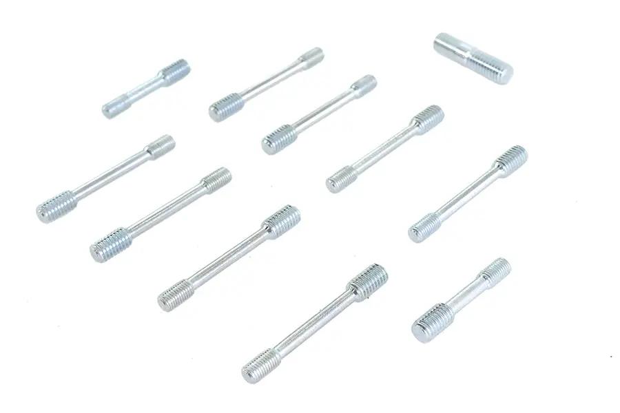 Motorshop Rocker Box Cover Zinc Finish Stud Set for Harley Davidson FL (1966-1975) by Motorshop